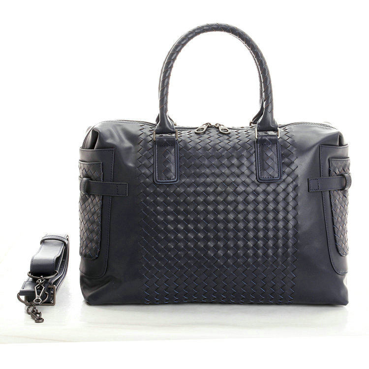 Bottega Veneta intrecciato briefcase 399805 blue - Click Image to Close